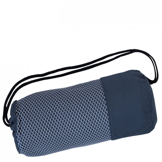 [Rýchloschnúca osuška FITNESS BAG tmavá modrá]