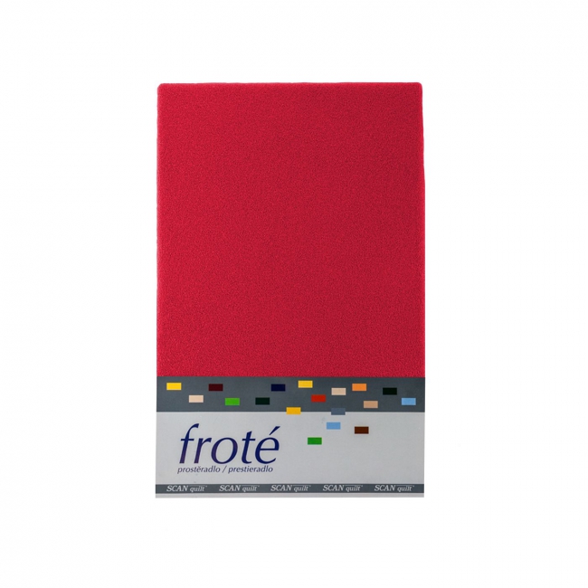 [Prestieradlo FROTÉ červená]