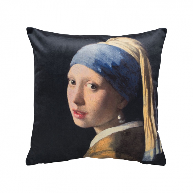 [Dekoračný návlek ART VELVET Vermeer - dievča s perlou]