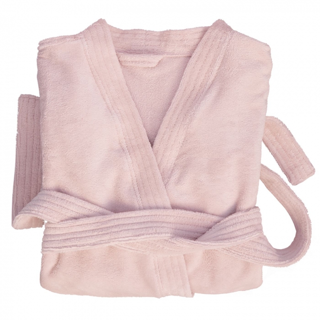 [Župan froté BELA DUO kimono svetlá ružová]